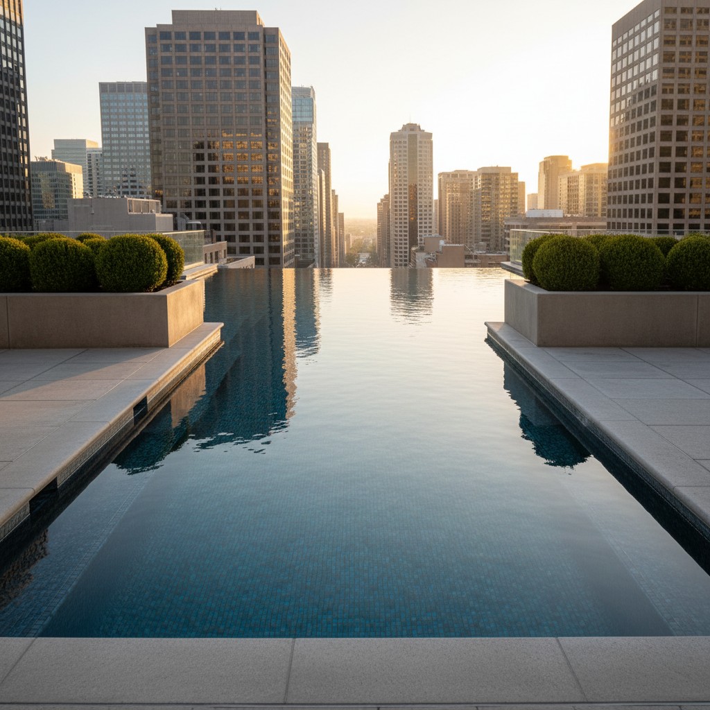 Piscina de una segunda residencia